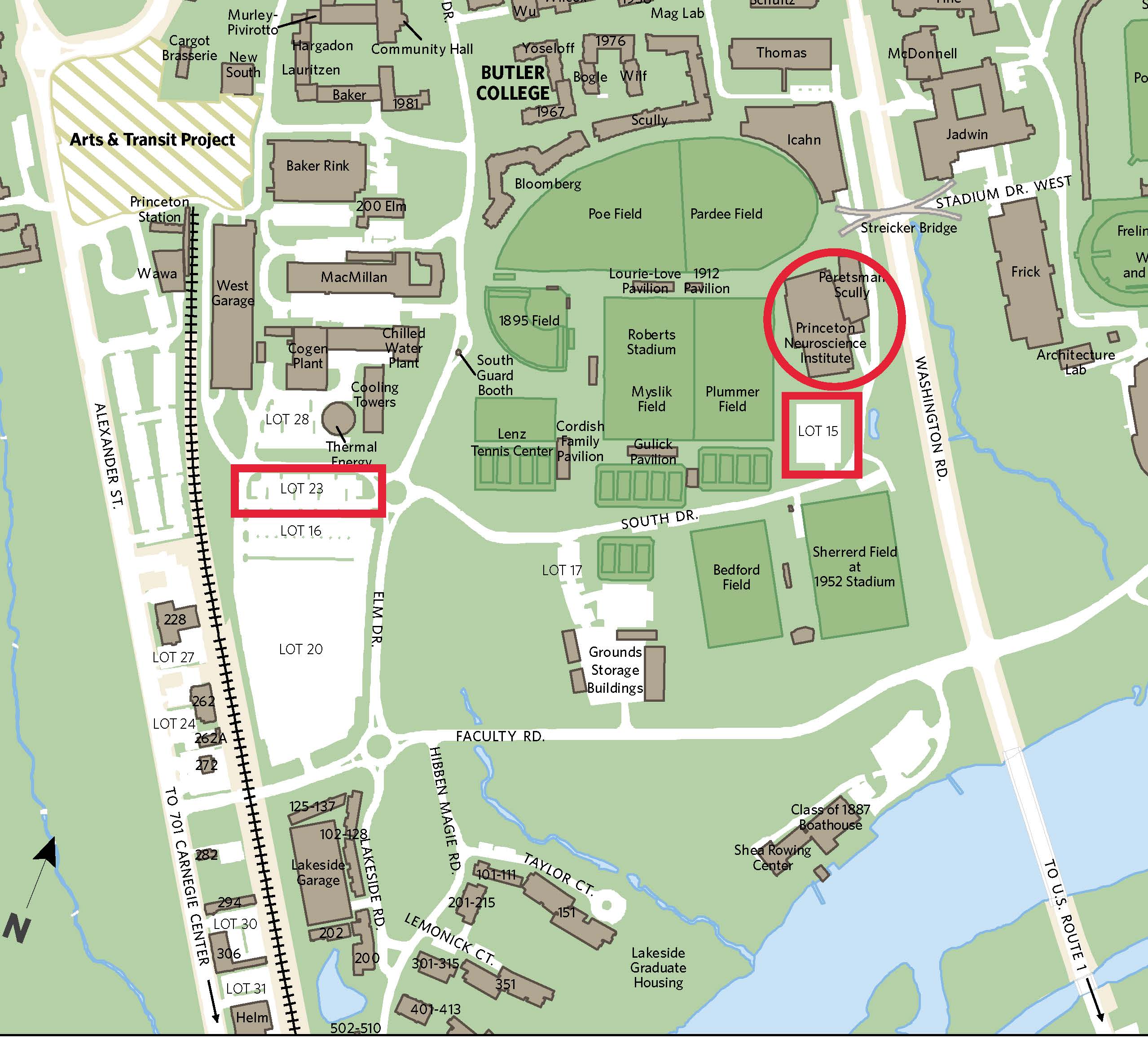 princeton university map
